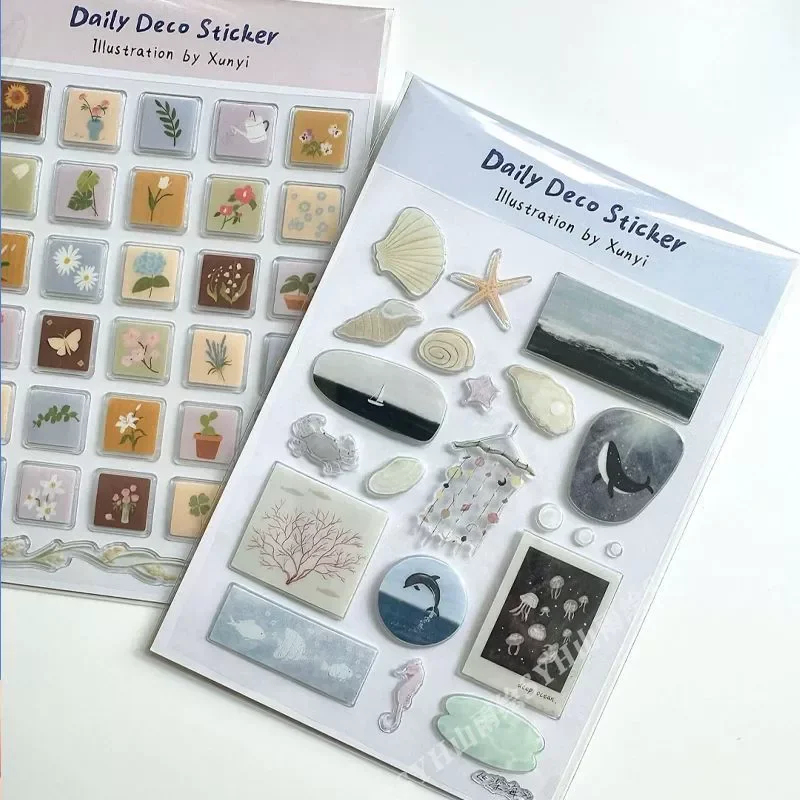 Boox Tablet Accessories - Stiker Jelly 3D Dunia Laut Kartun