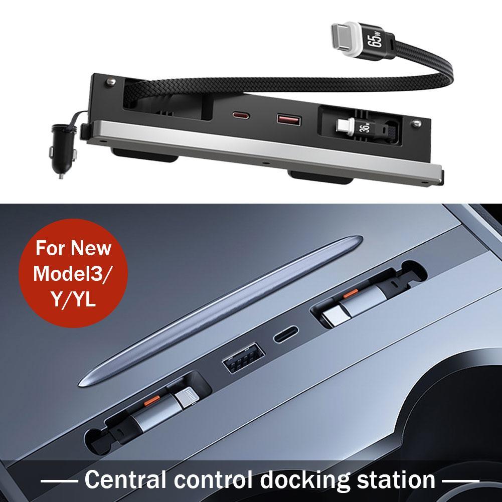 Usb Hub Type C - Stasiun Dok Kontrol Pusat Mobil USB