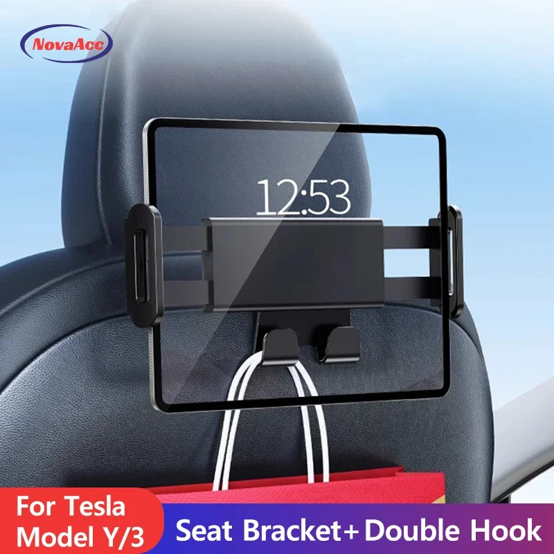 Tablet And Accessories Bag - Penyangga Sandaran Kepala Mobil untuk Tesla