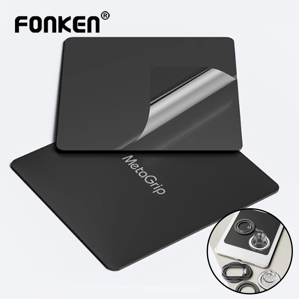 Tablet Accessories For Reading - Pelat Penyangga Perekat Magnetik Universal untuk