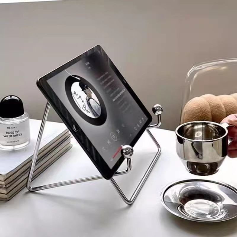 Tablet Accessories For Reading - Penyangga Tablet Logam Gaya Angin Portabel