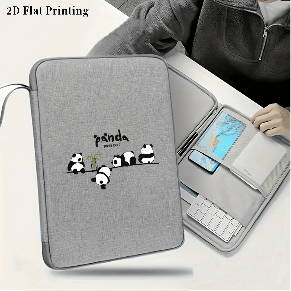 Tablet And Accessories Bag - Tas Lengan Tablet Cetak Panda 10.9/12.9
