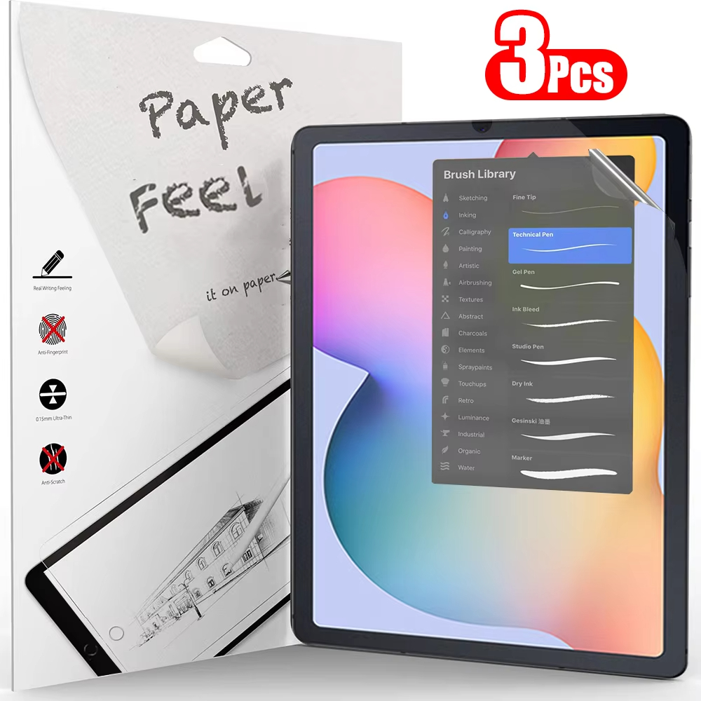 Samsung Tablet S10 Accessories - 3 Buah Pelindung Layar Terasa Seperti