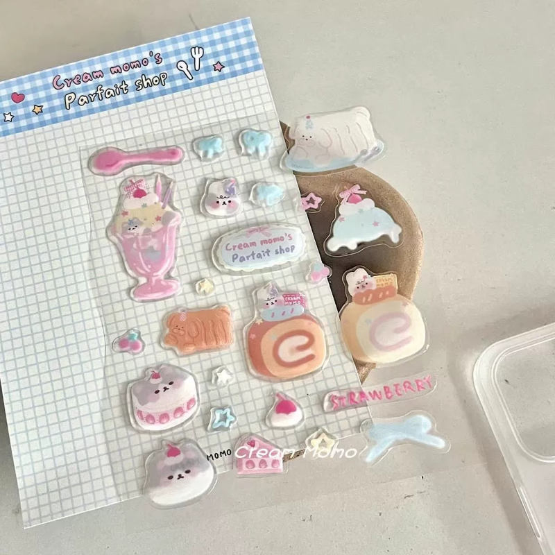 Boox Tablet Accessories - Stiker Resin Epoksi 3D Lucu Bentuk