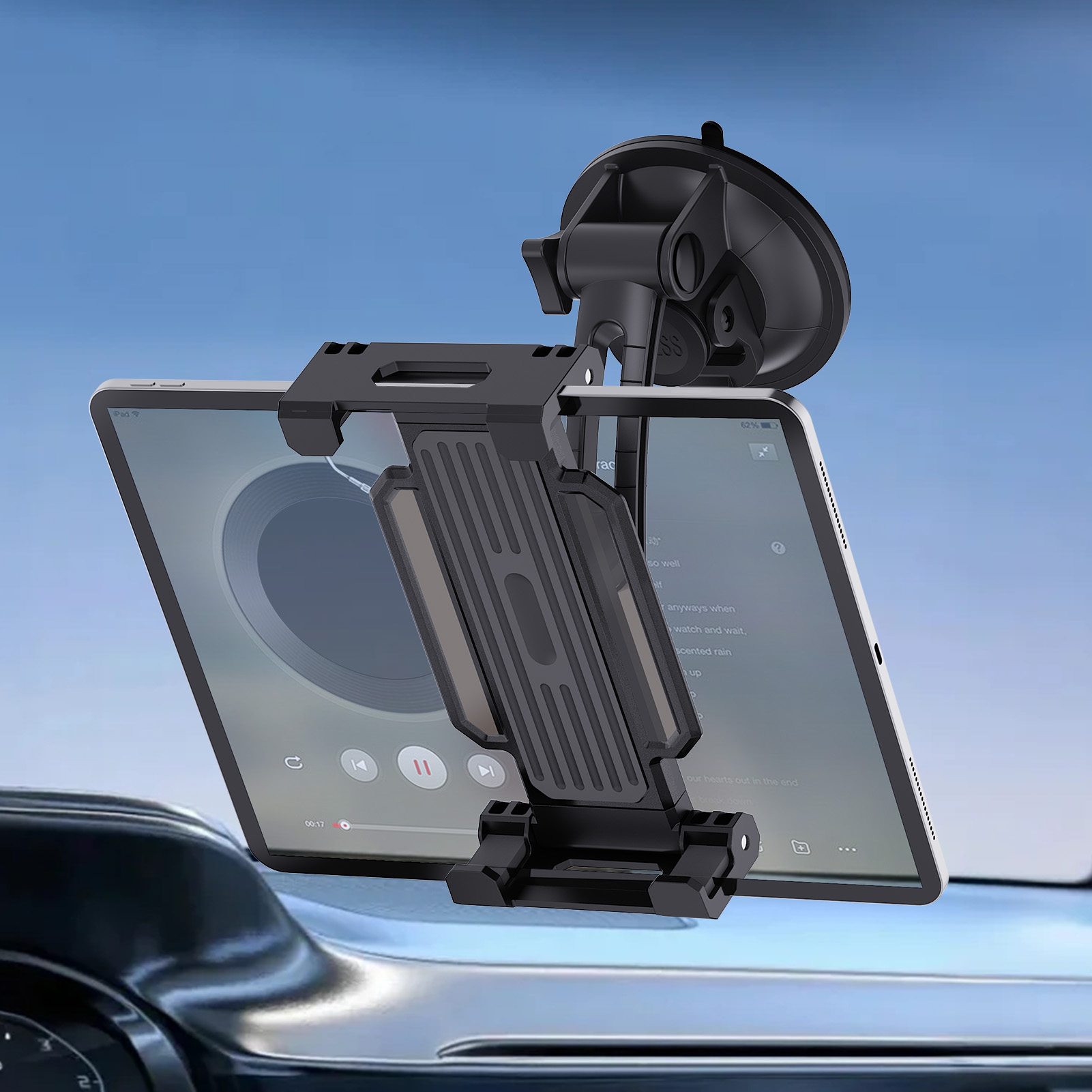 Tablet Accessories Must Have - Dudukan Tablet Universal untuk Dashboard Mobil