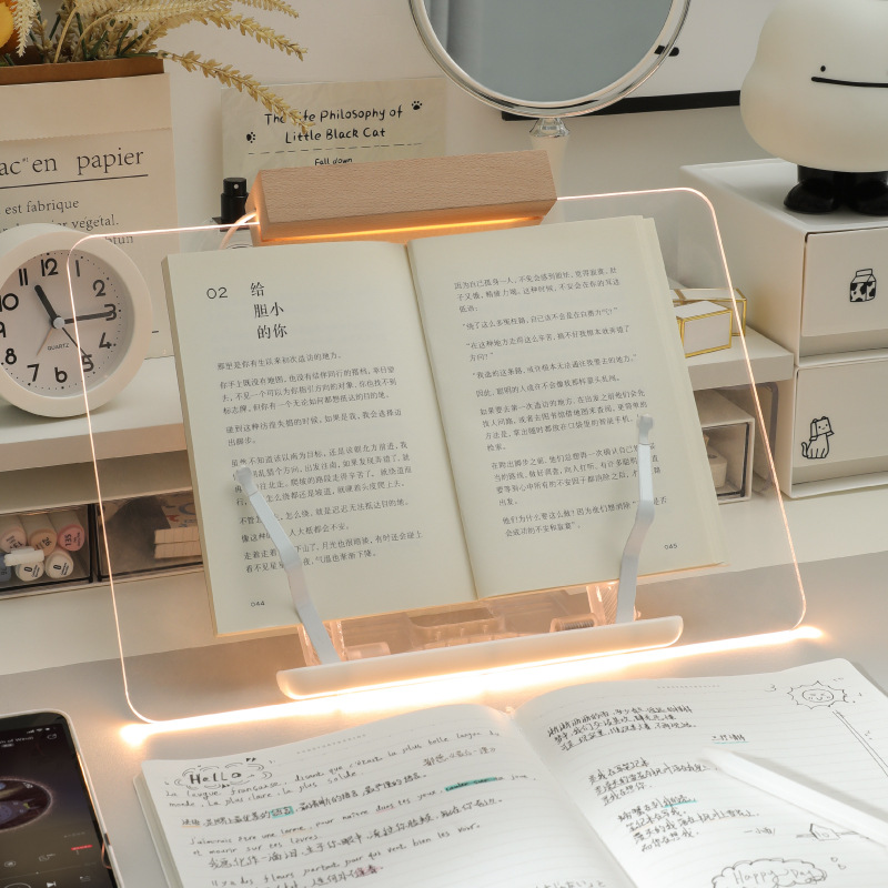 Stands Baca Akrilik Transparan - Tablet Accessories For Reading ulasan dan harga