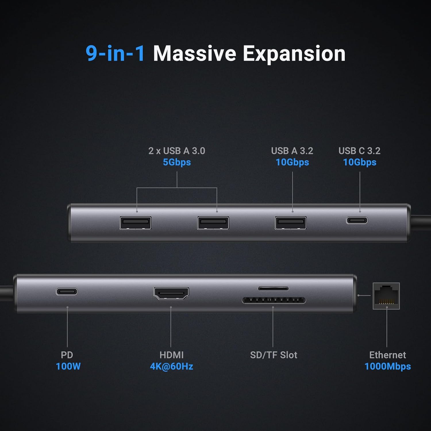 UGREEN Revodok Pro 109 USB C H - Usb Hub Type C ulasan dan harga