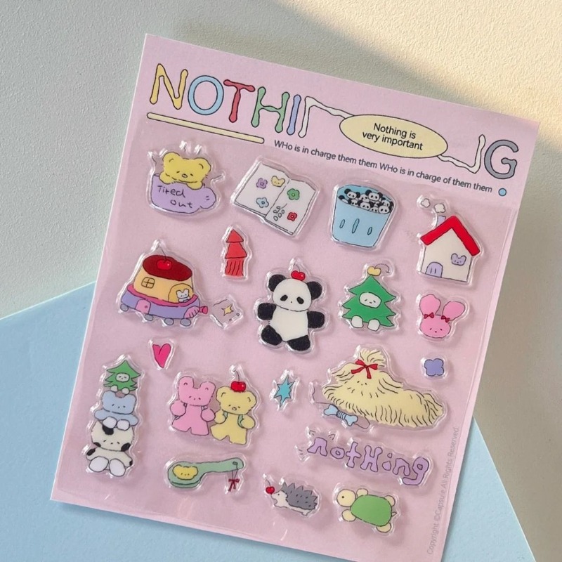 Stiker Jelly 3D Kartun Lucu -  - Boox Tablet Accessories ulasan dan harga
