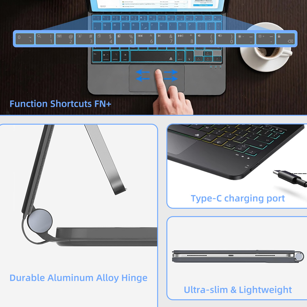 Casing Keyboard Wireless Backl - Tablet Accessories Kit ulasan dan harga