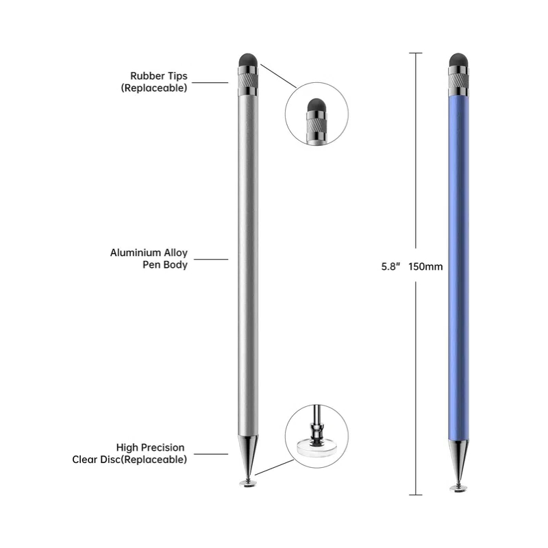 Pena Stylus 2-In-1 Ujung Cakra - Tablet Pencil Accessories ulasan dan harga