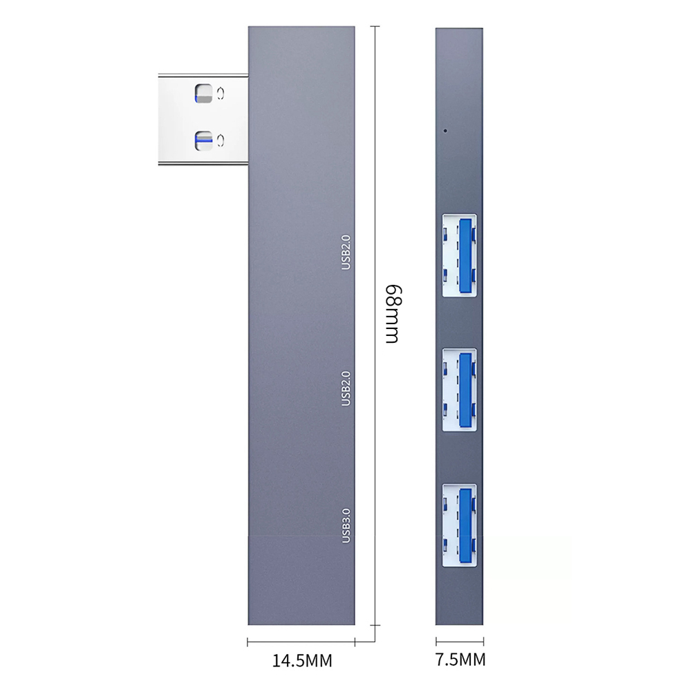 3 in 1 USB Docking Station OTG - Usb Hub Type C ulasan dan harga