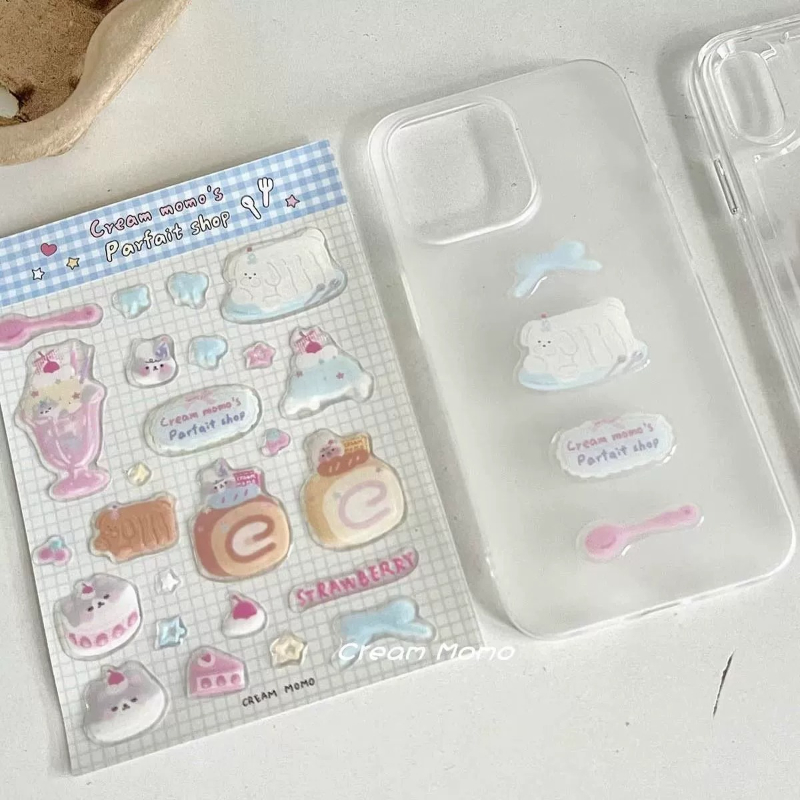 Stiker Resin Epoksi 3D Lucu Be - Boox Tablet Accessories ulasan dan harga
