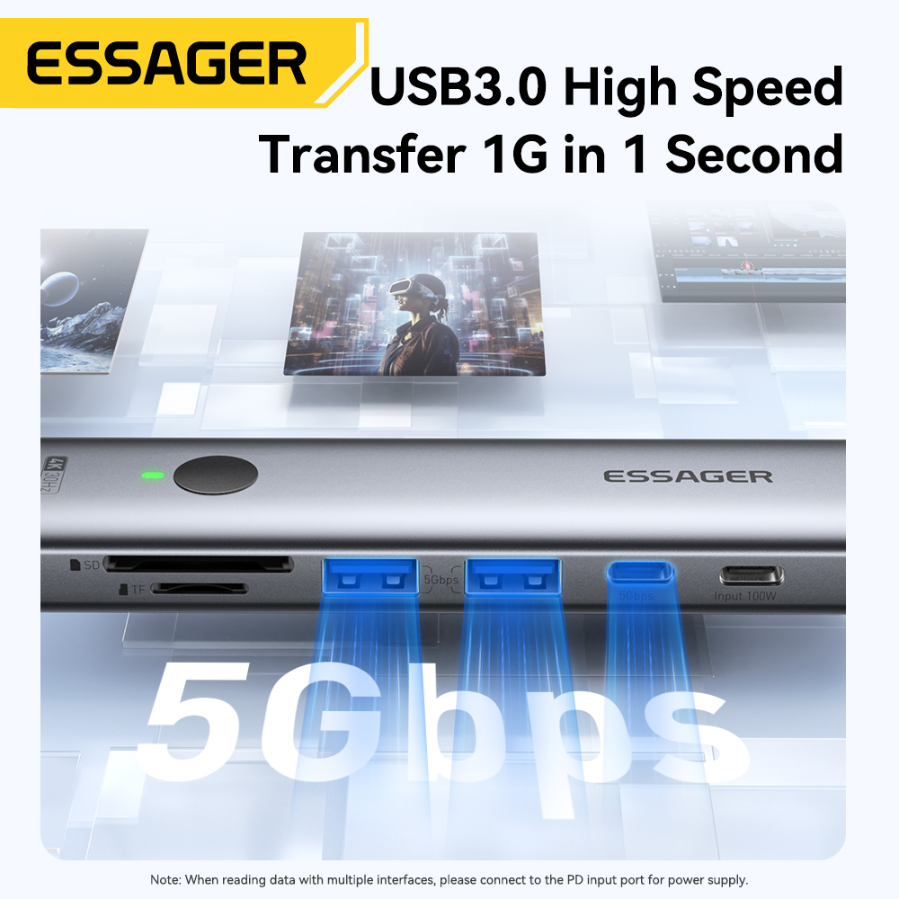 Essager adaptor Multiport USB  - Usb Hub Type C ulasan dan harga