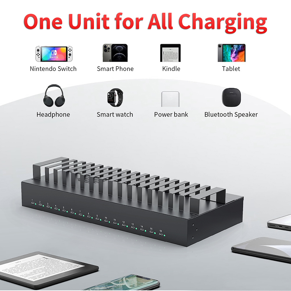 CA16-165C Hub USB Type-C 16 Po - Usb Hub Type C ulasan dan harga