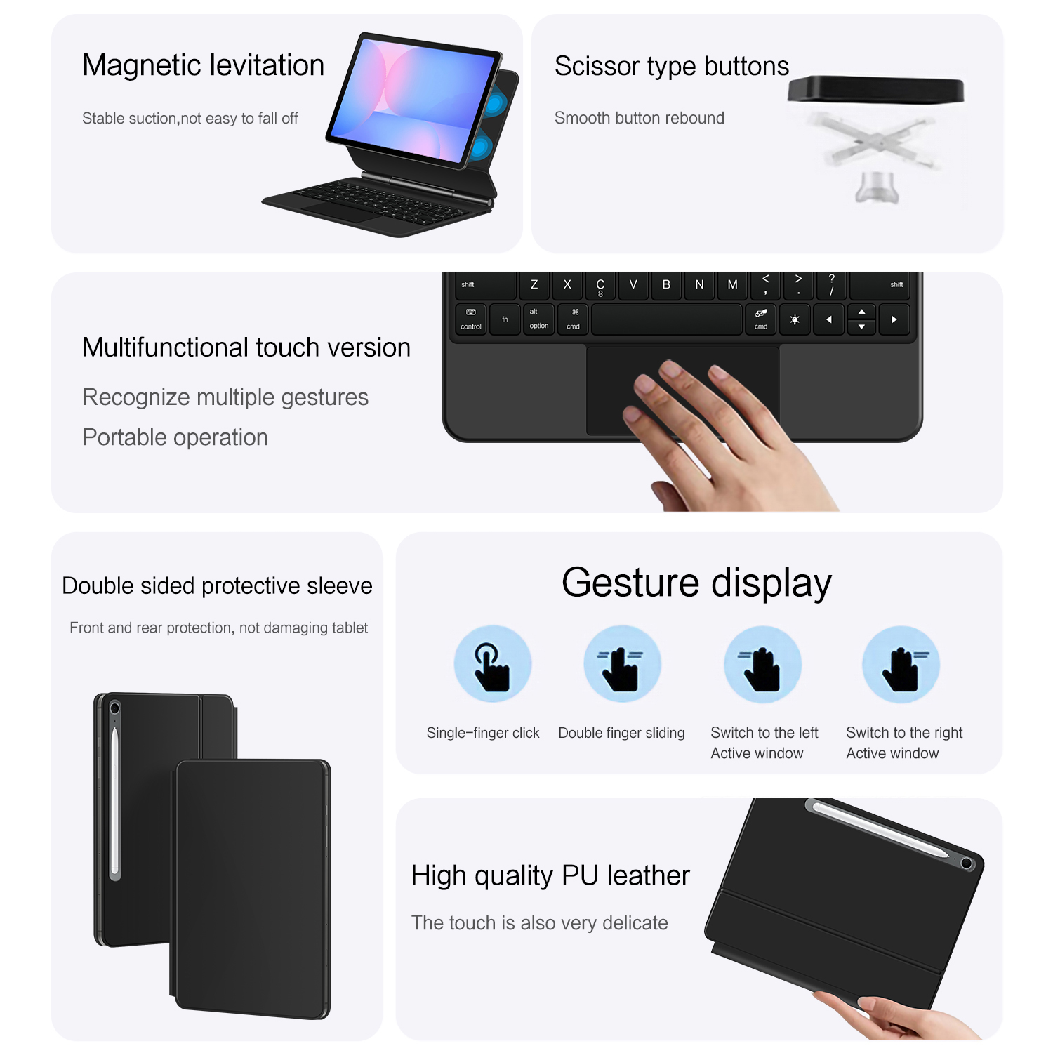 Magic Keyboard untuk Samsung G - Samsung Tablet S10 Accessories ulasan dan harga